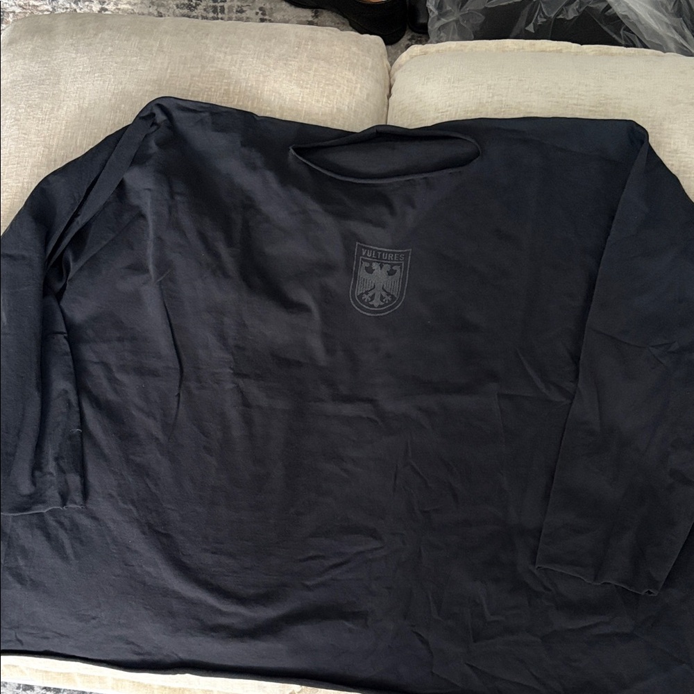 Yeezy Men's Black Long Sleeve Shirt size 3 large